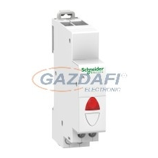 SCHNEIDER A9E18330 ACTI9 iIL jelzőlámpa, egyes, piros, 12-48VAC világítás