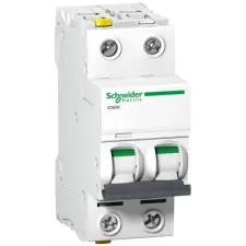 SCHNEIDER A9F07206 ACTI9 iC60H kismegszakító, 2P, C, 6A villanyszerelés