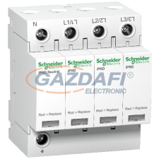 SCHNEIDER A9L40600 ACTI9 iPRD túlfeszültség-korlátozó, cs.bet. 40kA, 3P-N, 350V villanyszerelés