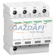 SCHNEIDER A9L65401 ACTI9 iPRD túlfeszültség-korlátozó, cs.bet. távjelzéssel, 65kA, 4P, 350V villanyszerelés