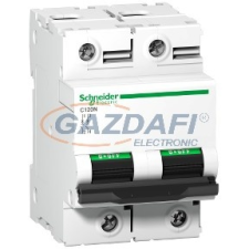 SCHNEIDER A9N18346 ACTI9 C120N kismegszakító, 2P, B, 100A villanyszerelés