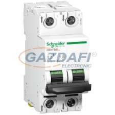 SCHNEIDER A9N61522 ACTI9 C60H-DC kismegszakító, 2P, C, 2A, 500VDC villanyszerelés