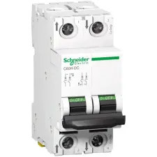 SCHNEIDER A9N61533 ACTI9 C60H-DC kismegszakító, 2P, C, 25A, 500VDC villanyszerelés