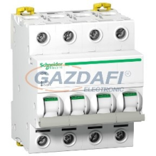 SCHNEIDER A9S65463 ACTI9 iSW terheléskapcsoló, 4P, 63A, 415AC villanyszerelés