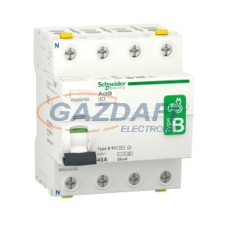 SCHNEIDER A9Z51440 ACTI9 iID EV áram-védőkapcsoló, B osztály, 4P, 40A, 30mA villanyszerelés