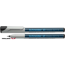 SCHNEIDER Alkoholmentes marker, OHP, 0,4 mm, SCHNEIDER &quot;Maxx 221 S&quot;, fekete filctoll, marker