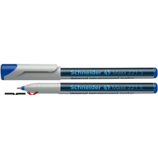 SCHNEIDER Alkoholmentes marker, OHP, 0,4 mm, SCHNEIDER &quot;Maxx 221 S&quot;, kék filctoll, marker