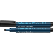 SCHNEIDER Alkoholos marker, 1-4 mm, vágott, SCHNEIDER "Maxx 133", fekete filctoll, marker