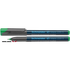 SCHNEIDER Alkoholos marker, OHP, 0,4 mm, SCHNEIDER &quot;Maxx 220 S&quot;, zöld filctoll, marker