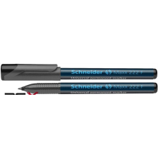 SCHNEIDER Alkoholos marker, OHP, 0,7 mm, SCHNEIDER &quot;Maxx 222 F&quot;, fekete filctoll, marker
