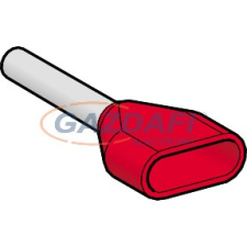 SCHNEIDER AZ5DE010 Dupla érvéghüvely 2x1,0 mm2 NFC 5x100db adagolóban piros L=15mm villanyszerelés