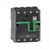 SCHNEIDER C11H6TM050L kompakt megszakító NSXm H (70 kA 415 VAC), 4P 3d, 50 A beállítás TMD kioldóegység, EverLink csatlakozókkal
