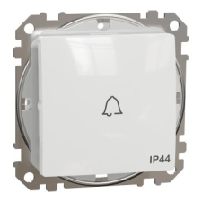 SCHNEIDER csengőjellel rugós IP44 SDD egypólusú nyomó fehér (SDD211131) (SDD211131) villanyszerelés