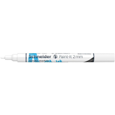 SCHNEIDER Dekormarker, akril, 2 mm, SCHNEIDER "Paint-It 310", fehér filctoll, marker