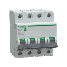 SCHNEIDER Easy9 Pro kismegszakító 4P C 6A 6kA villanyszerelés