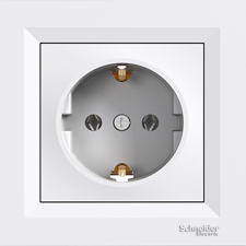 Schneider Electric ASFORA 2P+F ALJZAT, CSAVAROS, FEHÉR PEPH2900121 KERETTEL villanyszerelés