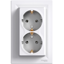 Schneider Electric ASFORA 2X2P+F ALJZAT CSAVAROS FEHÉR PEPH9900121 KERETTEL villanyszerelés