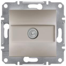 Schneider Electric EPH3200169 ASFORA végzáró/1 dB/bronz TV aljzat (EPH3200169) villanyszerelés