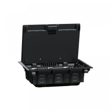 Schneider Electric INS52124 UNICA SYSTEM+ műanyag padlódoboz, 16 modulos, 70x200x275mm, IP20 villanyszerelés