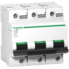 Schneider Electric Kismegszakító 3P,100A, C karakterisztika, 10 kA Acti9 C120N (Schneider A9N18367) villanyszerelés
