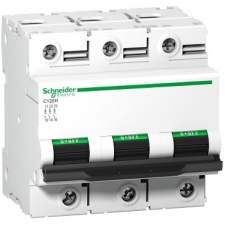 Schneider Electric Kismegszakító 3P,100A, C karakterisztika, 15 kA Acti9 C120H (Schneider A9N18469) villanyszerelés