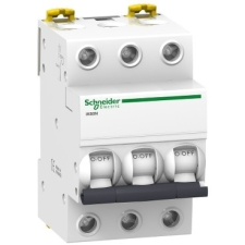 Schneider Electric Kismegszakító 3P,6A, C karakterisztika, 6 kA Acti9 IK60N (Schneider A9K24306) villanyszerelés