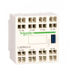 Schneider Electric LADN403 Segédérintkező blokk, homloklapi, 4Z, rugós csatlakozás villanyszerelés