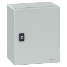 Schneider Electric NSYPLM3025BG Thalassa PLM műanyag szekrény, teli ajtóval, 300x250x160, IP66, bakelit szerelőlappal villanyszerelés