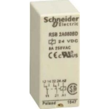 Schneider Electric Nyákba ültethető relé, 2 váltó érintkező, 24vdc - Interfész relék - Zelio relaz - RSB2A080BD - Schneider Electric villanyszerelés