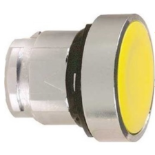 Schneider Electric Nyomógomb, lapos, sárga, Schneider Electric Harmony ZB4BA5 (ZB4BA5) villanyszerelés