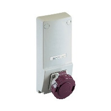 Schneider Electric Schneider 82076 UNIKA Panelre szerelhető aljzat, 16A, 230V-24V, IP65 villanyszerelés