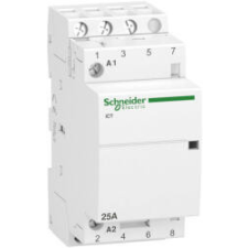 SCHNEIDER Electric Schneider A9C20833 ACTI9 iCT25A kontaktor, 50Hz, 3NO, 230-240VAC (A9C20833) villanyszerelés