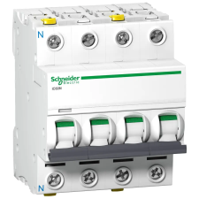 Schneider Electric Schneider A9F04725 iC60N - miniature circuit breaker - 3P + N - 25A - C curve villanyszerelés