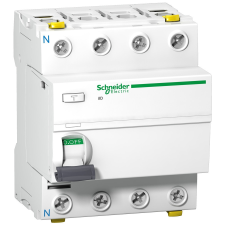 Schneider Electric Schneider A9Z24463 ACTI9 iID áram-védőkapcsoló, A osztály, 4P, 63A, 300mA villanyszerelés