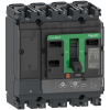 Schneider Electric Schneider C10H4TM016 Megszakító ComPacT NSX100H, 70 kA 415 VAC, TMD kioldóegység 16 A, 4P4d