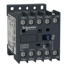 Schneider Electric Schneider CA4KN22BW3 Segédkapcsoló 2 záró, 2 nyitó, DC 1,5W villanyszerelés