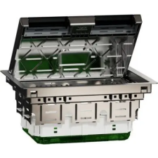 Schneider Electric SCHNEIDER INS52125 UNICA SYSTEM+ Padlódoboz, 16 modulos, fém bútor