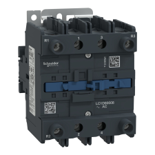 Schneider Electric Schneider LC1D80008E7 AC mágneskapcsoló, 125A (AC1), csavaros csatlakozású, 2Z+2NY pólus villanyszerelés
