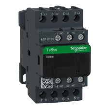 Schneider Electric Schneider LC1DT25G7 AC mágneskapcsoló, 25A (AC1), csavaros csatlakozású, 4Z pólus villanyszerelés