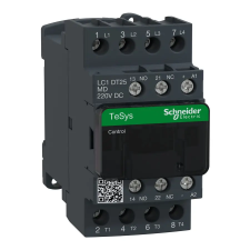 Schneider Electric Schneider LC1DT25MD DC mágneskapcsoló, 25A (AC1), csavaros csatlakozású, 4Z pólus villanyszerelés