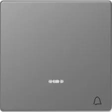 Schneider Electric Schneider MTN3325-6036 MERTEN Billentyű, csengőjellel, fényjelzős funkciókhoz, D-Life, acél villanyszerelés