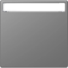 Schneider Electric Schneider MTN3360-6036 MERTEN Feliratozható billentyű, D-Life, acél