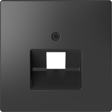 Schneider Electric Schneider MTN4521-6034 MERTEN Fedlap, 1xRJ45 aljzathoz, D-Life, antracit villanyszerelés