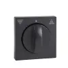Schneider Electric Schneider MTN569814 MERTEN Fedlap, forgatógombos redőnynyomóhoz, System-M, antracit