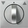 Schneider Electric Schneider MTN569860 MERTEN Fedlap, forgatógombos redőnynyomóhoz, System-M, alumínium