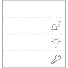 Schneider Electric Schneider MUR34004 MUREVA Styl Címkeszett, billentyűkhöz, 4 féle villanyszerelés