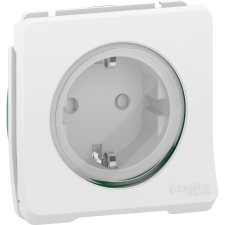 Schneider Electric Schneider MUR39135 MUREVA Styl 2P+F csatlakozóaljzat, GYV, csapófedéllel, csavaros, polárfehér villanyszerelés
