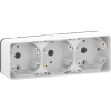 Schneider Electric Schneider MUR39913 MUREVA Styl Hármas kiemelő doboz, vízszintes, polárfehér