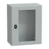 Schneider Electric Schneider NSYS3D5425T S3D elosztószekrény H500xW400xD250 üveg ajtóval