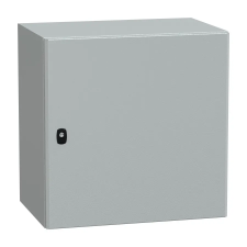 Schneider Electric Schneider NSYS3D6640P S3D elosztószekrény H600xW600xD400 szerelőlappal villanyszerelés